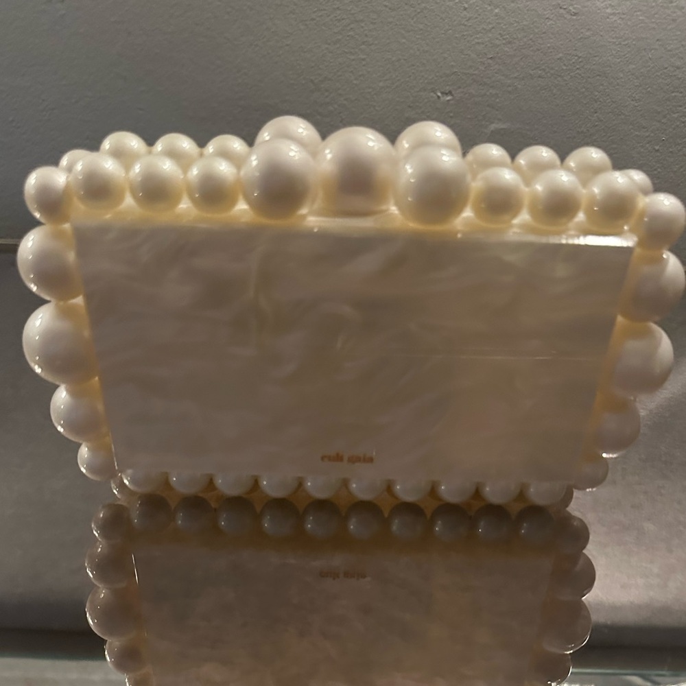 Cult Gaia Ivory EOS Clutch